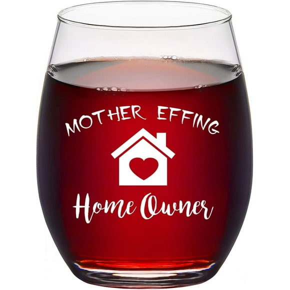 11oz Rocks Whiskey Highball Glass Funny Mother F ing Home Owner House Warming